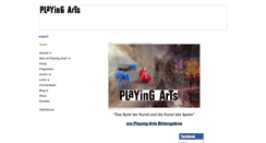 Desktop Screenshot of playing-arts.de